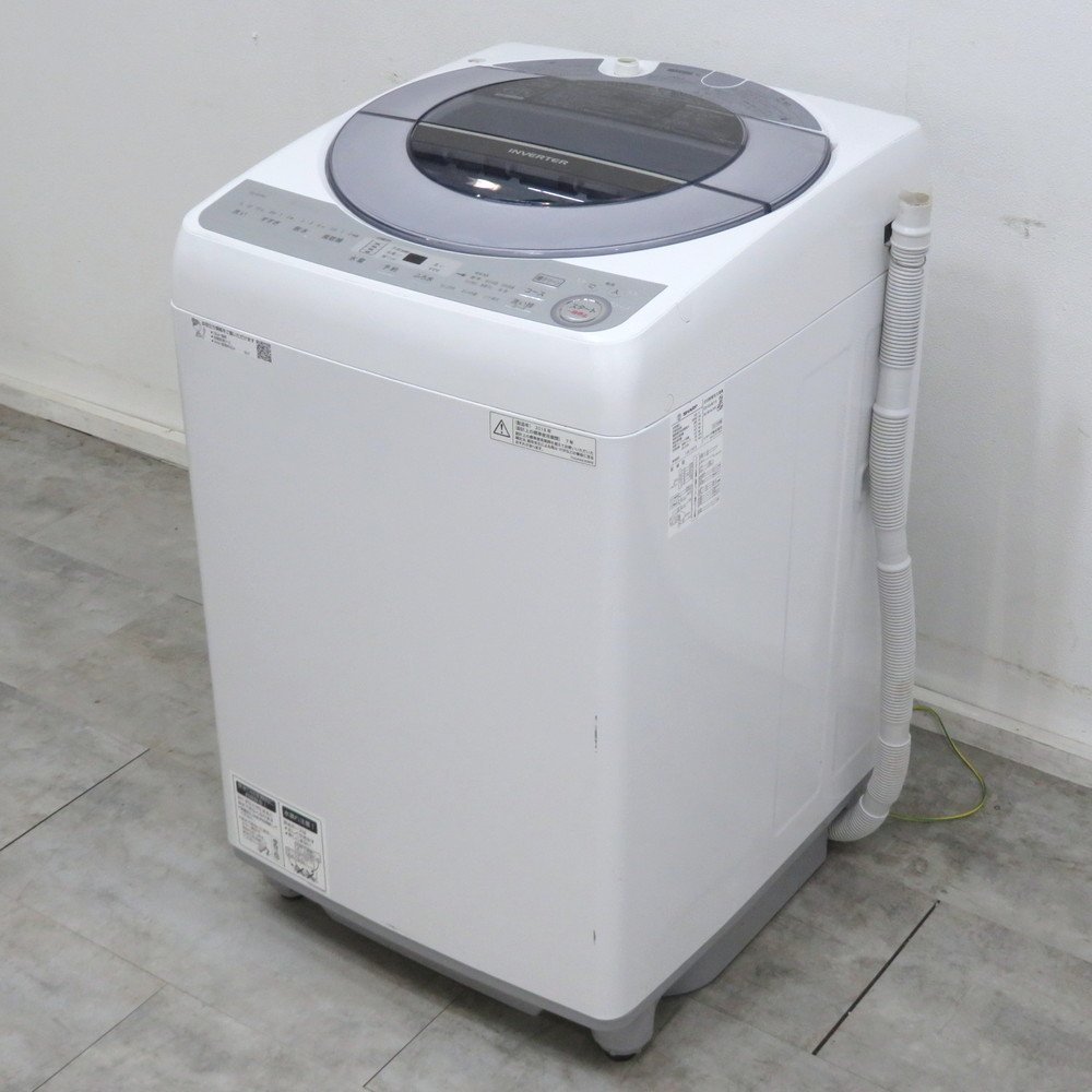 人気TOP SHARP a1717 洗濯機 8.0kg 2022年製 20 5kg以上