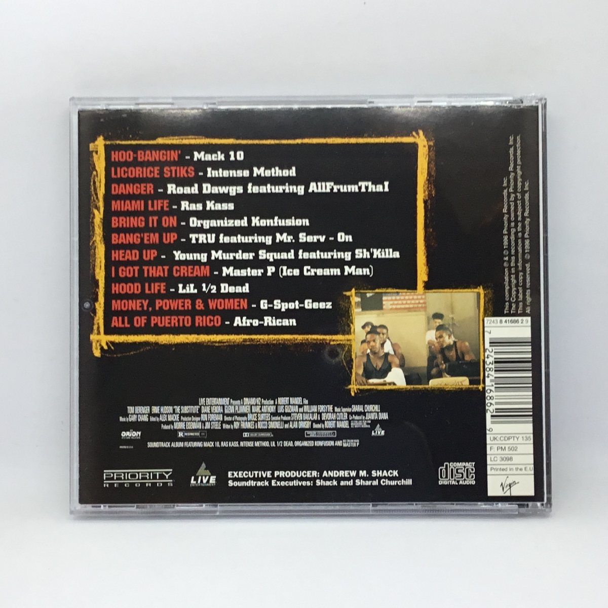 The Substitute / Original Motion Picture Soundtrack (CD) CDPTY 135_画像2