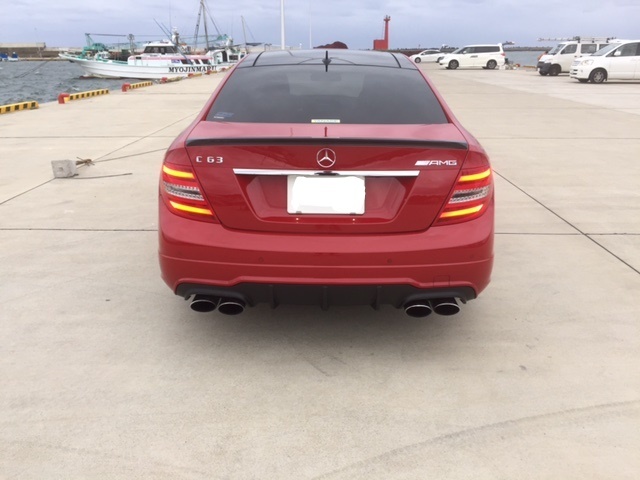  last NA engine!2012 year W204 M. Benz AMG C63 coupe Performance package panoramic sliding roof D car vehicle inspection "shaken" attaching finest quality car 