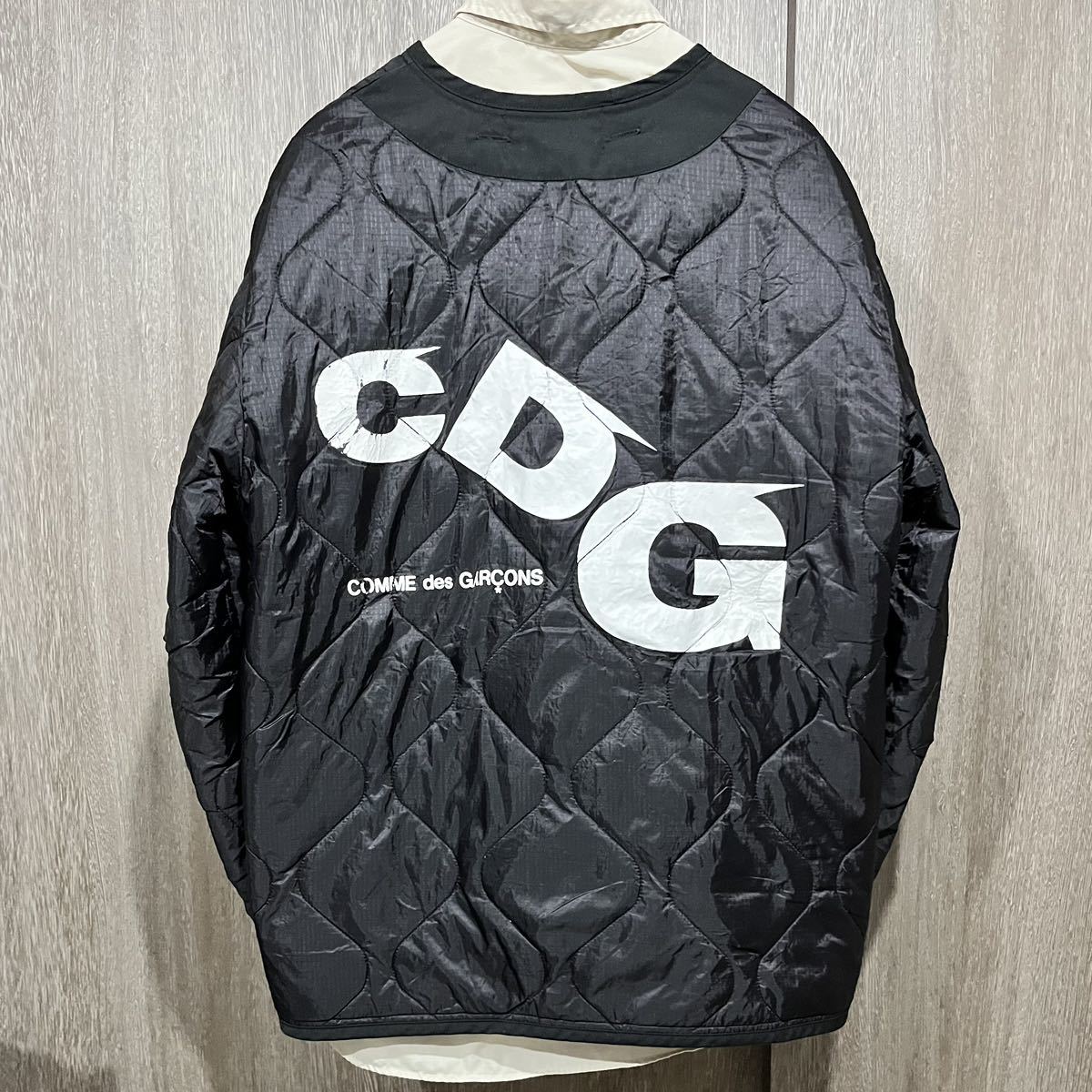 CDG × Alpha 18aw MILITAIY LINER QUILTING JACKET コムデギャルソン