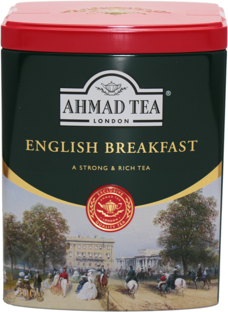 a- mud tea English Breakfast 200g×3 piece leaf tea world beautiful meal ..AHMAD TEA black tea tea leaf .. trade Britain black tea can 