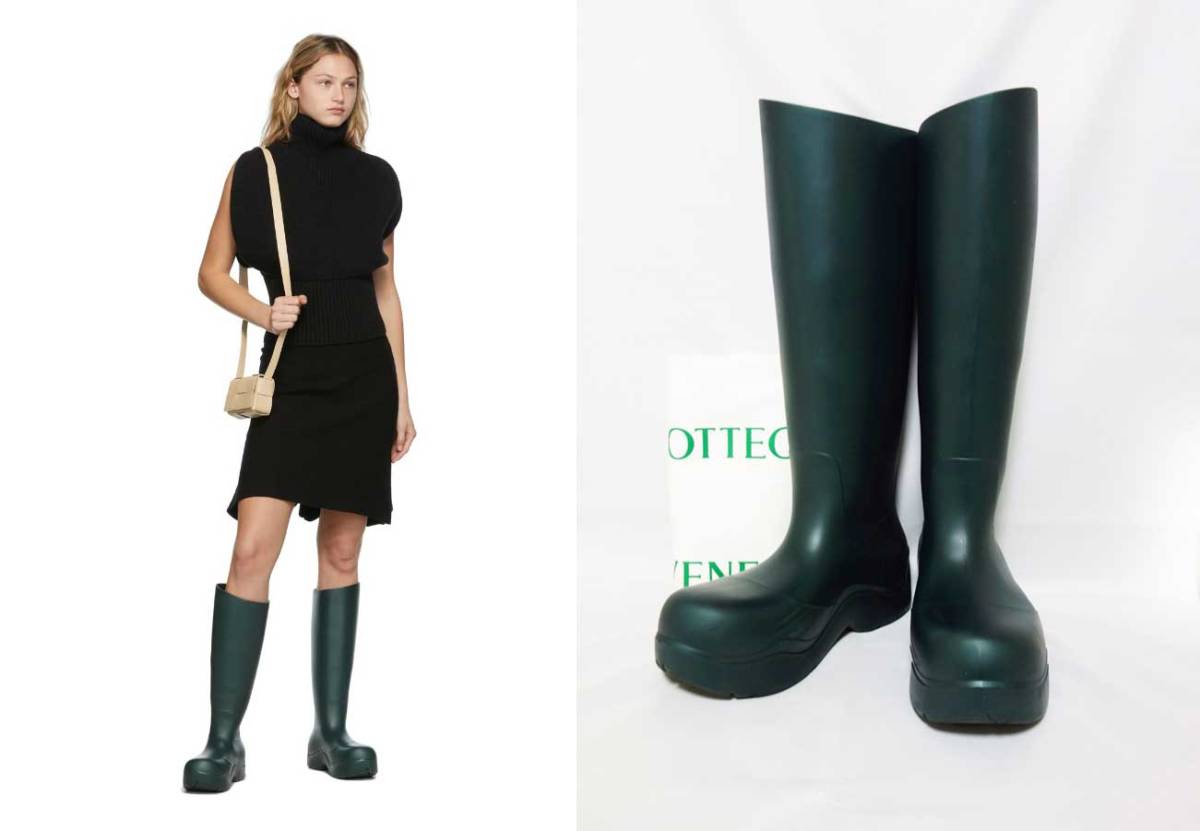 ボッテガヴェネタ BOTTEGA VENETA Puddle パドル ロング ブーツ 37
