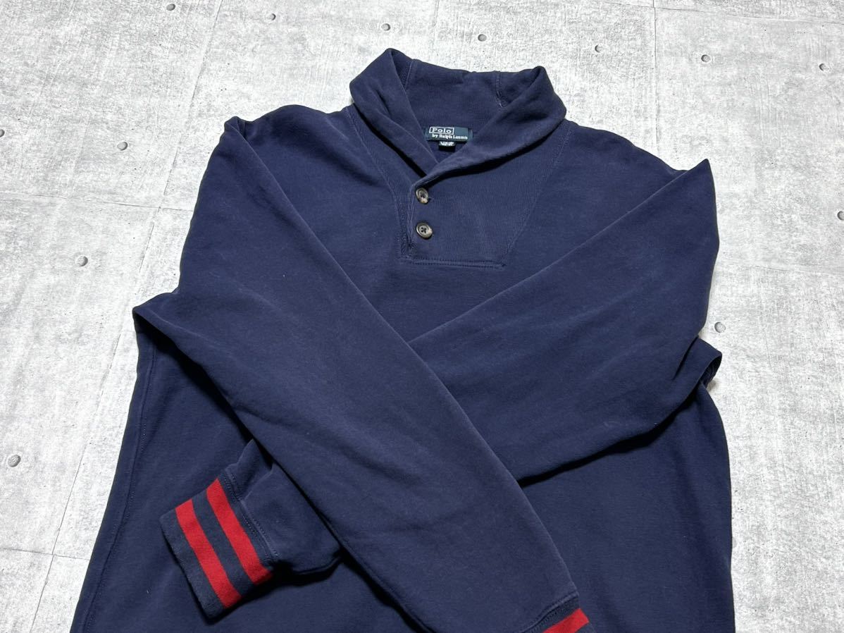 90s 00s Polo bai Ralph Lauren big po knee sweat shawl color sweatshirt Kids 160 Polo by Ralph Lauren sphere 8139