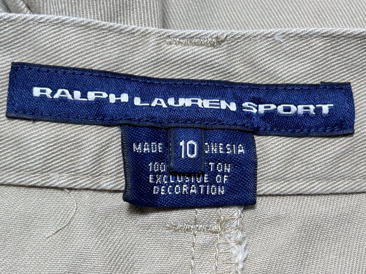 90s USA план Ralph Lauren спорт шорты шорты женский RALPH LAUREN SPORT America план 90 годы шар 8191