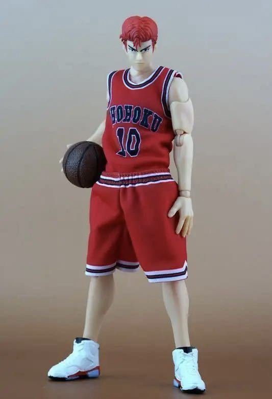 【即納】箱痛み スラムダンク 1/10 可動フィギュア 桜木花道 10号 湘北赤ユニフォーム SLAMDUNK ACTION FIGURE 非s.h.figuarts figma _画像4