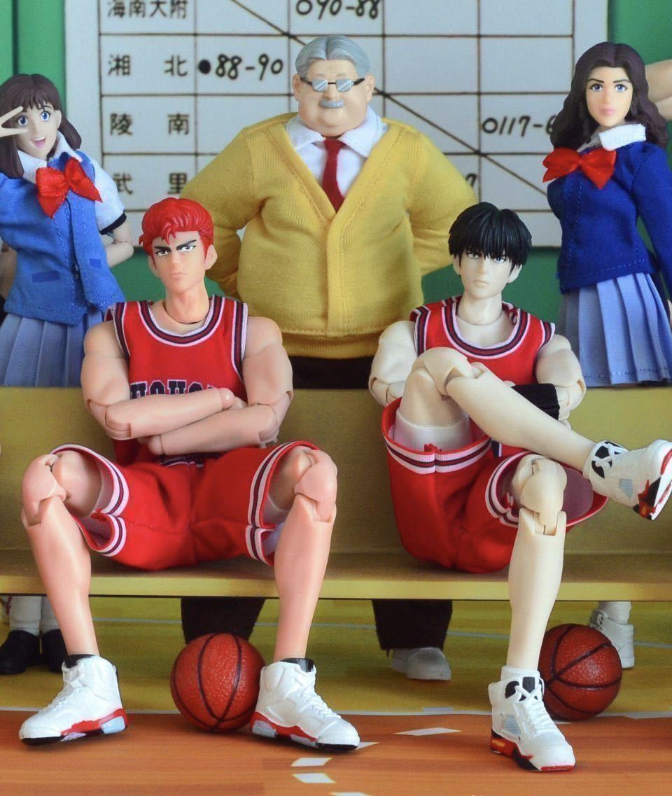 【即納】箱痛み スラムダンク 1/10 可動フィギュア 桜木花道 10号 湘北赤ユニフォーム SLAMDUNK ACTION FIGURE 非s.h.figuarts figma _画像7