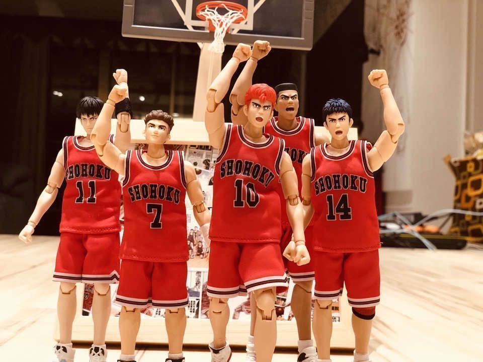 【即納】箱痛み スラムダンク 1/10 可動フィギュア 桜木花道 10号 湘北赤ユニフォーム SLAMDUNK ACTION FIGURE 非s.h.figuarts figma