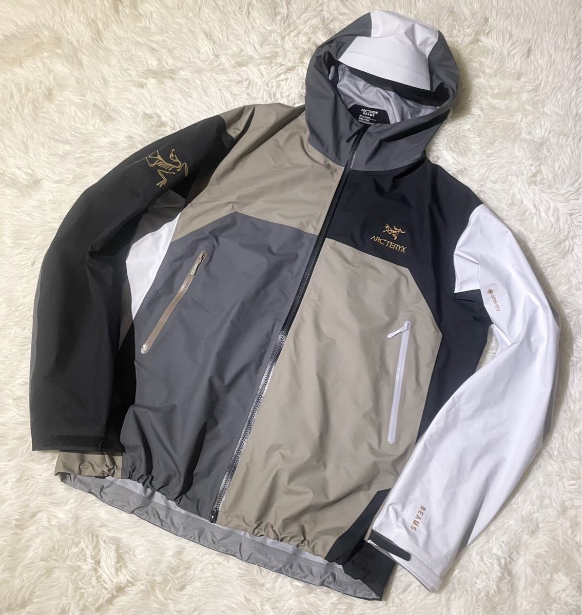 訳あり BEAMS ARC'TERYX BETA 2XL ゴアテックス マルチカラー ナイロン