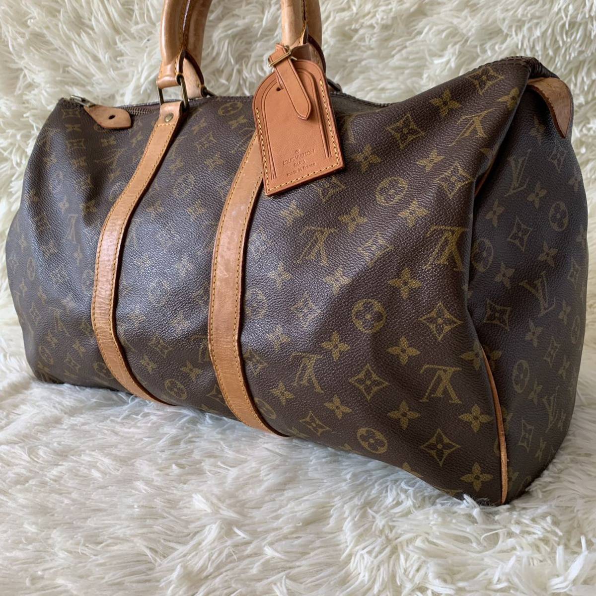 LOUIS VUITTON ルイヴィトン モノグラム キーポル45 2way ボストン