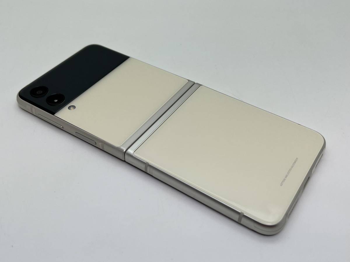 3359] 256GB Galaxy Z Flip3 5G クリーム SIMフリー android 大人気