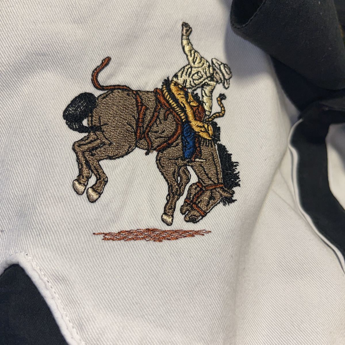 ◆オススメ◆ Mexico製　ヴィンテージ刺繍入メキシカン長袖シャツ サイズXL_画像3