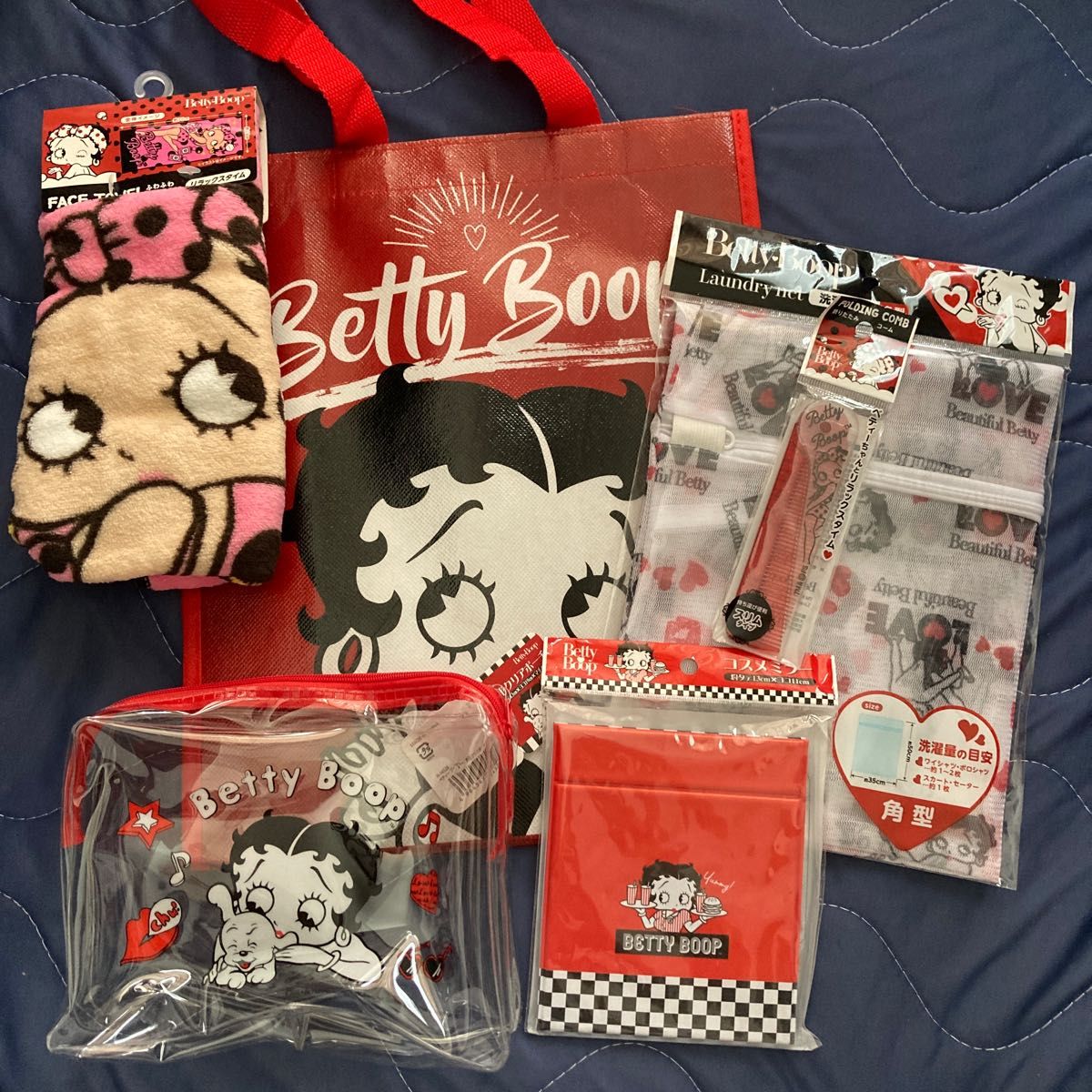 完成品 Betty Boop ベティちゃん6点セット｜Yahoo!フリマ（旧PayPayフリマ） タオル・ハンカチ