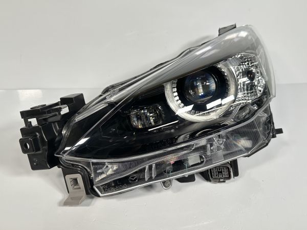 極美品/破損キズ無 マツダ2 MAZDA2 DJ5FS DJ5AS DJLFS 純正 左ヘッドライト LED ALH付 D43R-51-0L0D D43N-51040 100-8N01H DD 管理20397h10_画像2