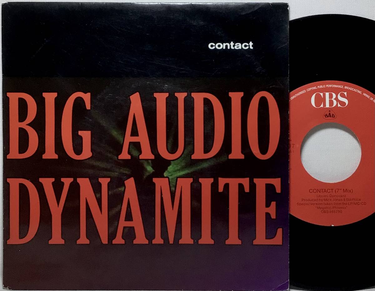 【蘭7】 BIG AUDIO DYNAMITE / CONTACT / IN FULL EFFECT / 1989 オランダ盤 7インチレコード EP 45 BAD THE CLASH MICK JONES 試聴済_画像1