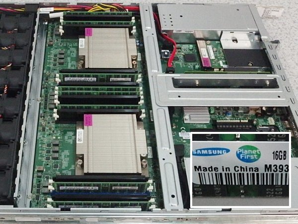 ■○ NEC Express5800/R120f-1E Xeon E5-2630 V3 2400MHz×2基搭載 N8100-2243Y/メモリ 128GB（16GB×8）/HDD 無し/ BIOS起動 No.8_画像2