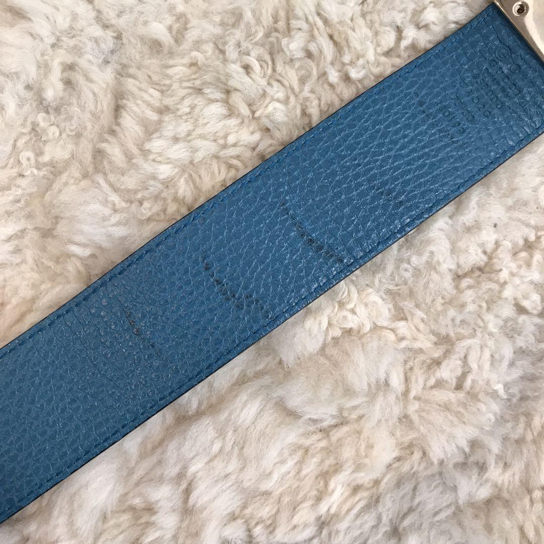 GUCCI インターロッキングG リバーシブル ベルト レディース 75・30