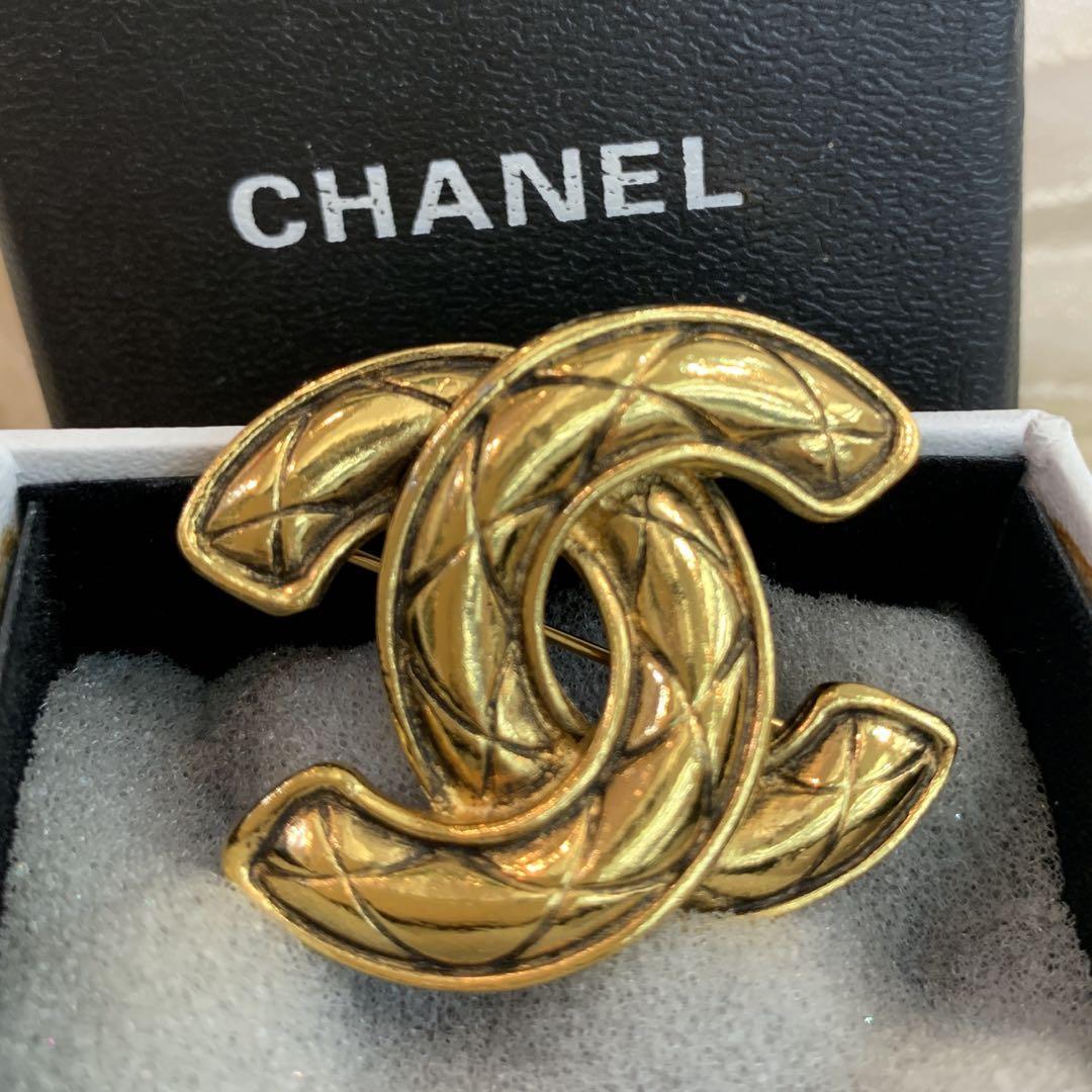 CHANEL シャネル ココマーク ブローチ ヴィンテージ マトラッセ Yahoo