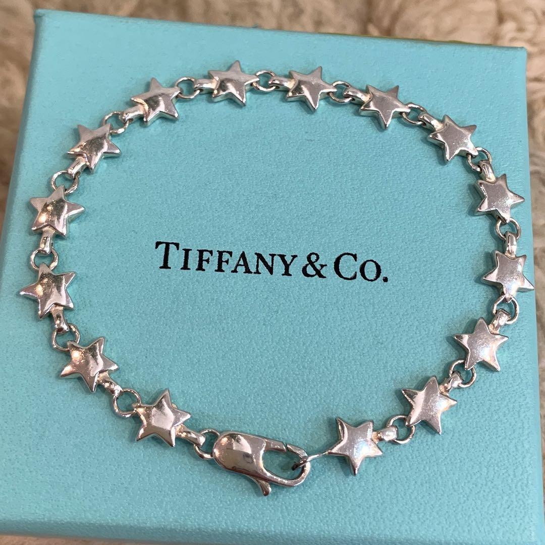 美品 Tiffany&Co パフスター ブレスレット シルバー 925｜PayPayフリマ