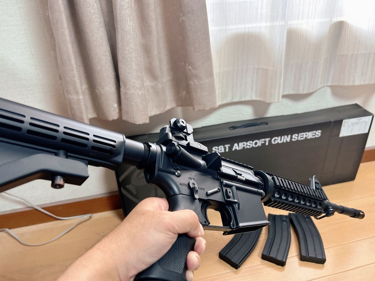 S&T】M4A1 RIS フルメタル ガスブローバック マガジン3本|Yahoo