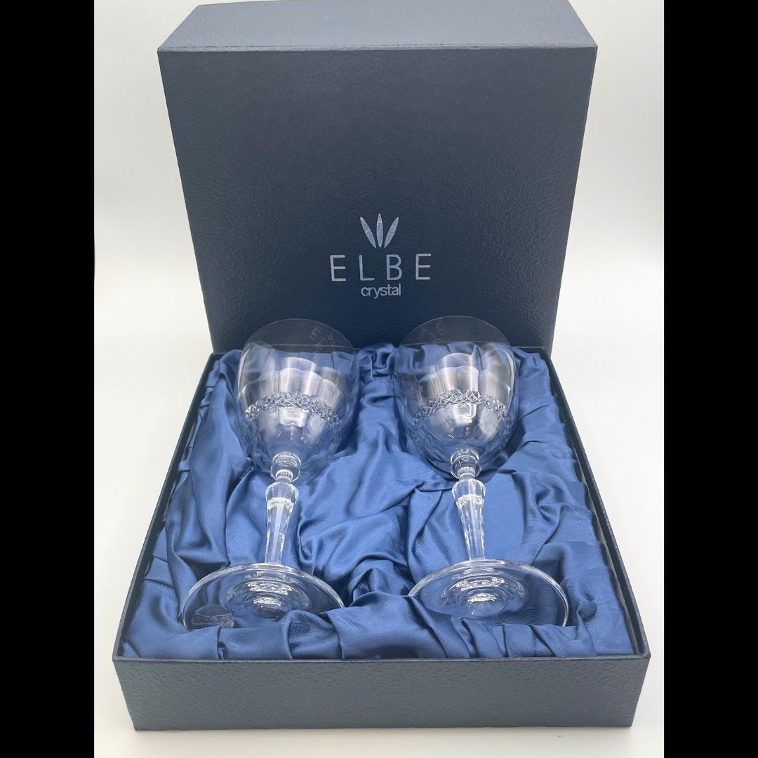 ELBE crystal エルベクリスタル ワイングラスペアセットの画像1