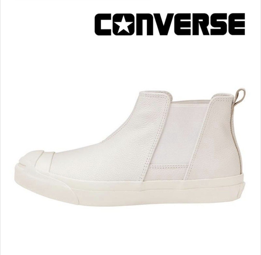 新品未使用 25.0cm コンバース ジャックパーセル レザーサイドゴア RH CONVERSE スニーカー