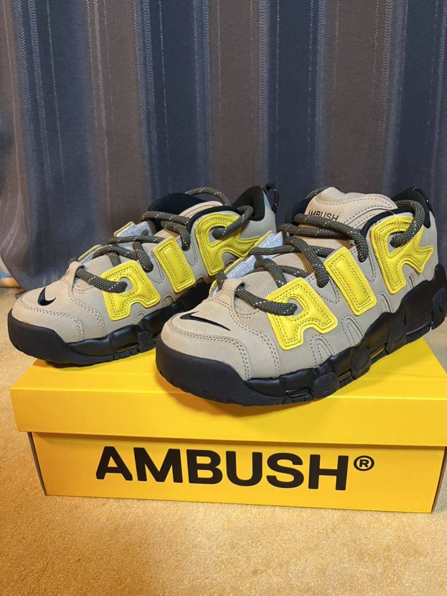 ナイキエアモアアップテンポ LOW SP モアテン NIKE AMBUSH(28.0cm