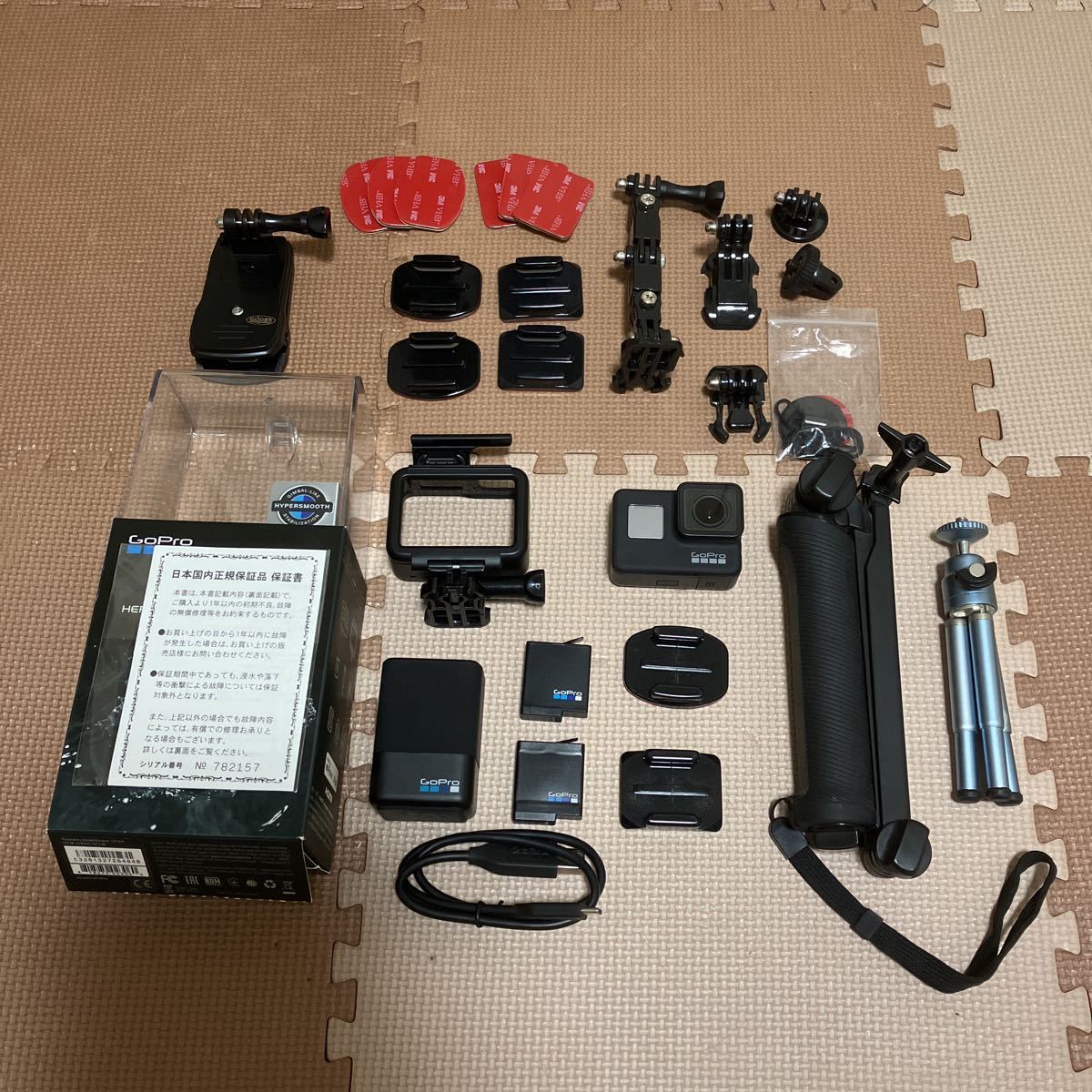 GoPro HERO7 BLACK 正規品 アタッチメント色々-