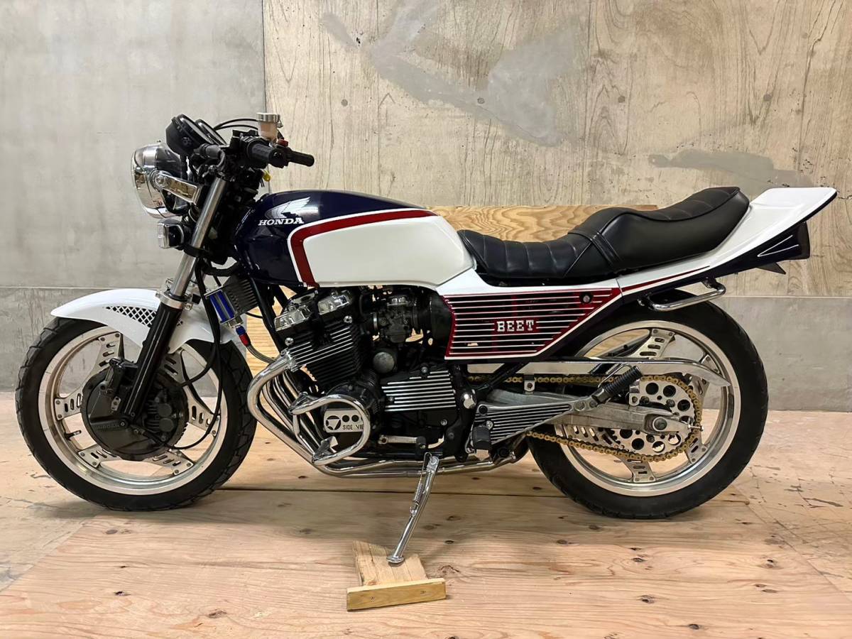 Y140 CBX400F 外装セット 青白1型 カラー/中古 美品 塗装後 未使用