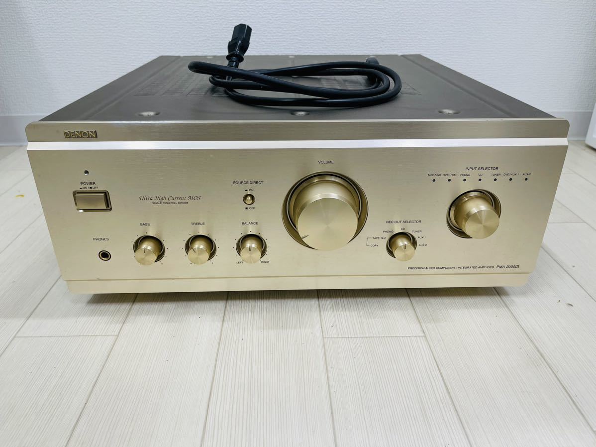 DENON PMA IIIプリメインアンプ デノン 音響機材 中古 現状品