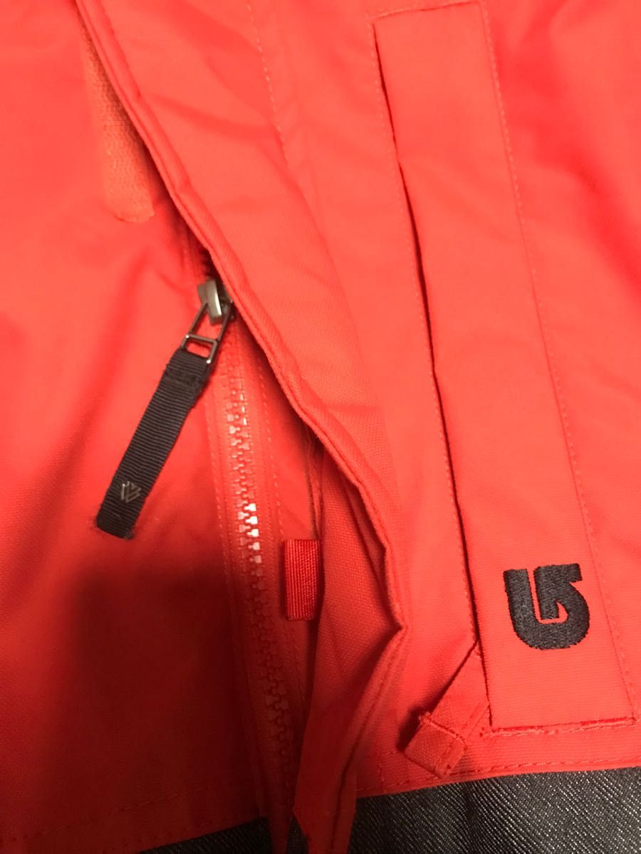Burton The White Collection Dry Ride Snowboard Jacket Red & Grey