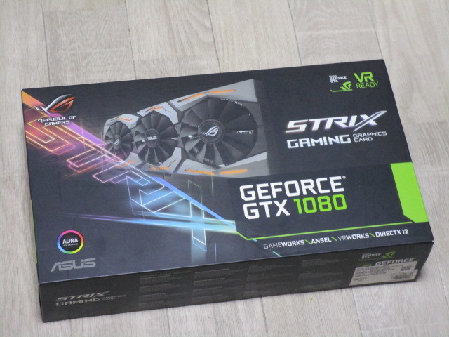 華麗 ☆ASUS GeForce 8GB【ROG-STRIX-GTX1080-A8G-GAMING】 1080 GTX