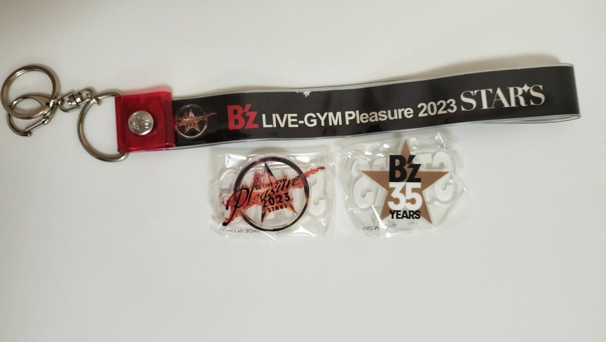B'z LIVE-GYM Pleasure2023 STARS 銀テープホルダー+アクリルスタンド