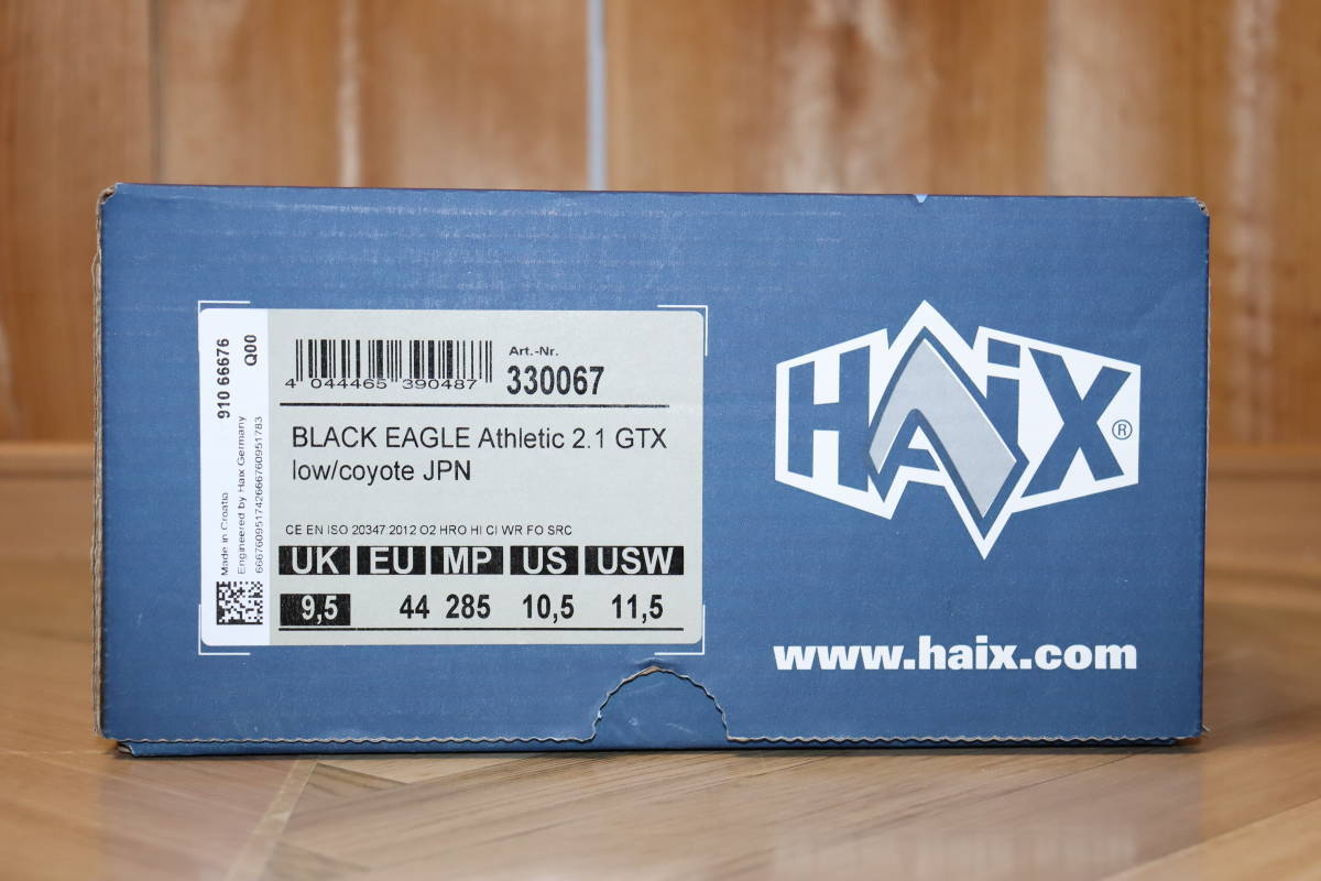 特価即決【未使用】 HAIX ★ BLACK EAGLE ATHLETIC 2.1 GORE-TEX LOW 28.5cm★ ハイックス ブラックイーグル ゴアテックス 330067 ②_画像10