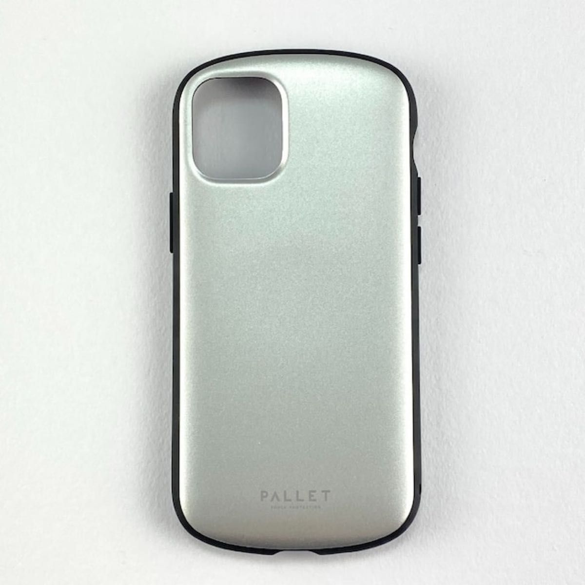 新品 iPhone 12 mini 超軽量・極薄・耐衝撃ハイブリッドケース PALLET AIRマットシルバー