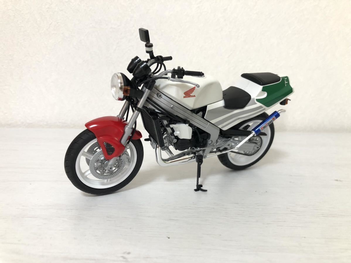 アオシマ製 1/12ホンダNSR250R SP `89完成品！！ネイキッド仕様、峠小僧、バリバリマシーン、銀テラ、MC18、 ドッグファイトレーシング_画像5