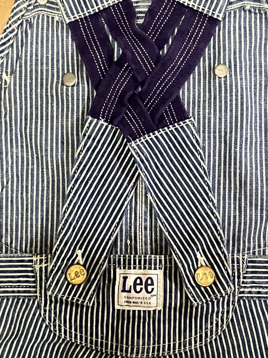 ファッション Lee ビンテージ 70s 希少 ヒッコリー ワーク USA in Made