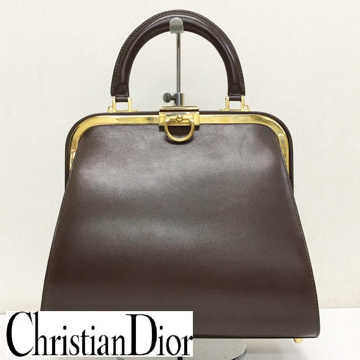 Christian Dior/2wayバッグ/がま口/ショルダー付き/ハンドバッグ/比較的美品/ヴィンテージ/ディオール/レディース/ストラップ/SD4