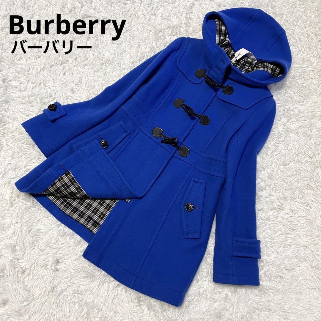 贅沢品 人気カラー BURBERRY BLUE 38 Mサイズ LABEL バーバリーブルー