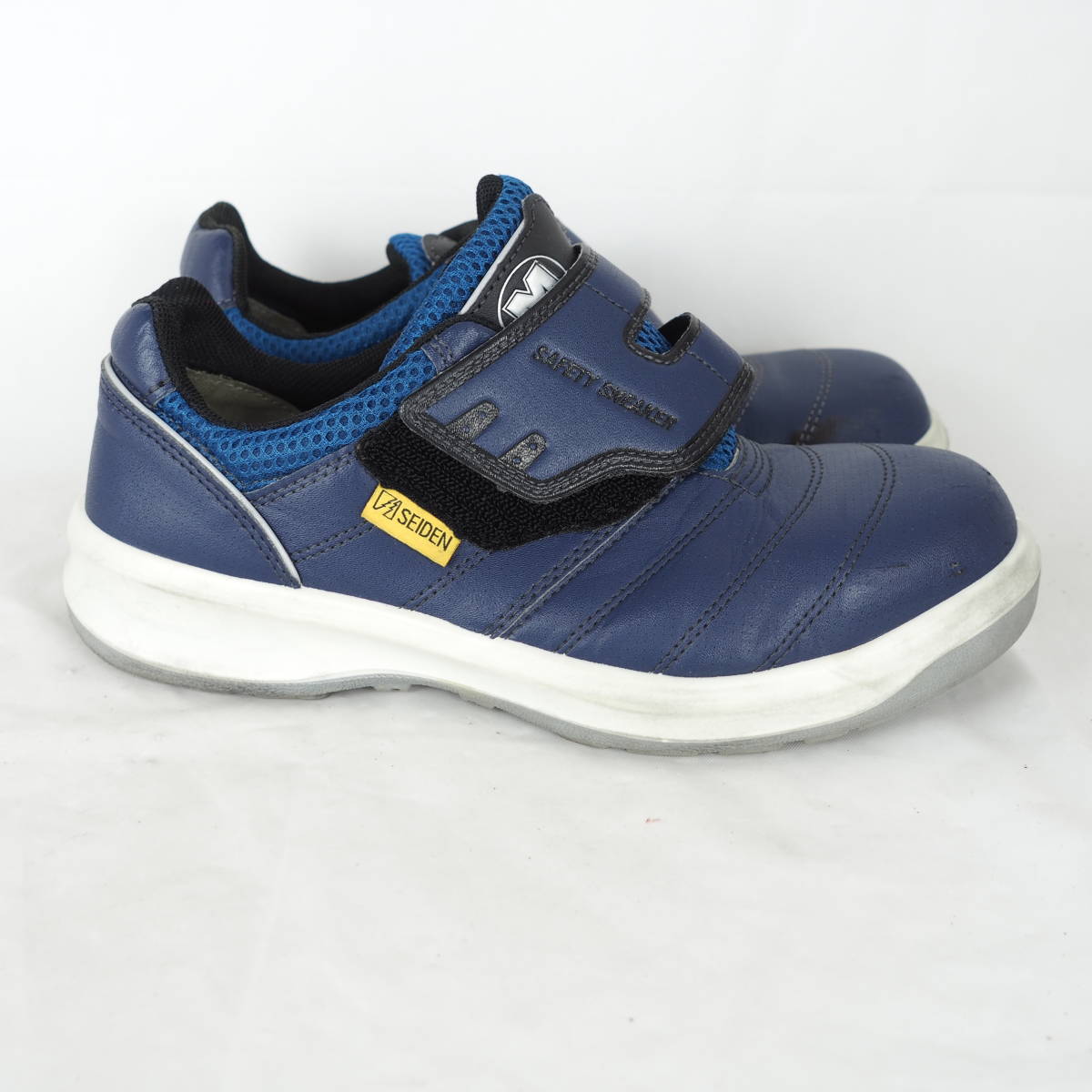 MK1709*MIDORI* safety shoes *23.5cm3E* navy blue 