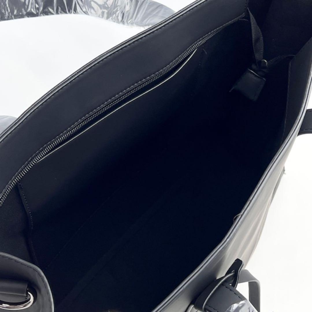 トートバッグ ビジネスバッグ 自立型 A4サイズ PUレザー ファスナー付 黒 通勤バッグ 高級感 上品 レトロ風 大容量 ファスナー付 