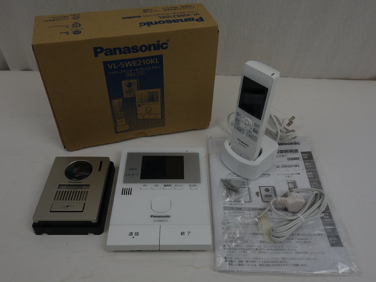 値頃 パナソニック Panasonic ワイヤレスモニター付 VL-SWE210KL 電源
