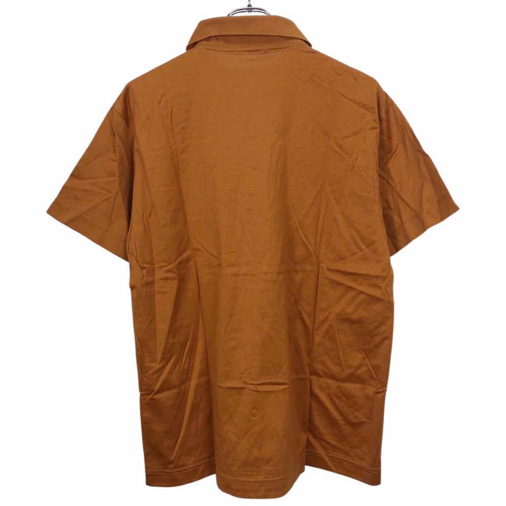 CHRISTIAN DIOR クリスチャンディオール メンズ ブラウン ワンポイント 半袖 ポロシャツ トップス M表記の画像2