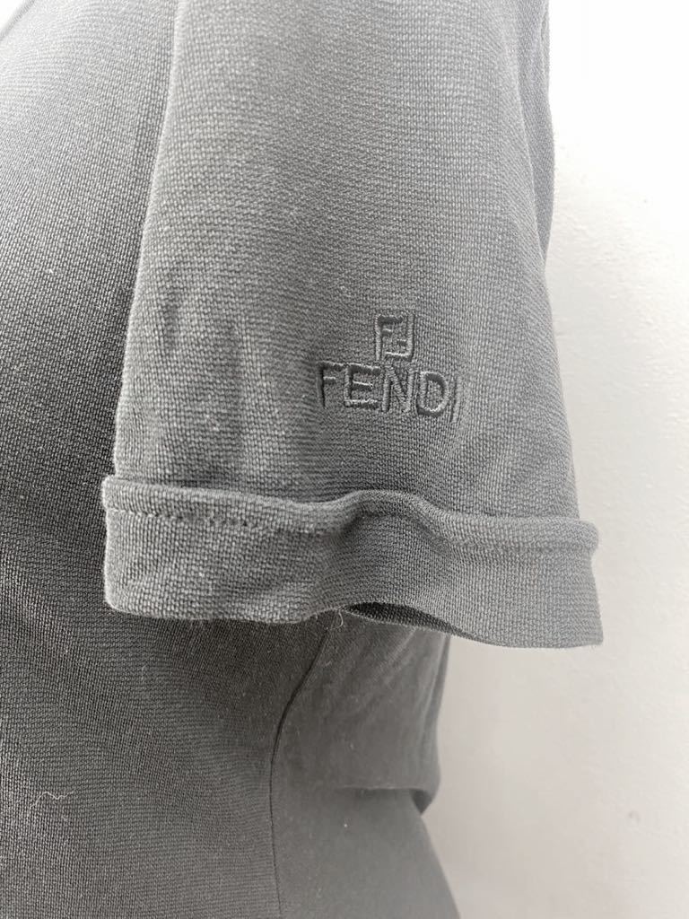 vintage FENDI ヴィンテージ　フェンディ　レディース　ブラック　ショートワンピース　_画像3