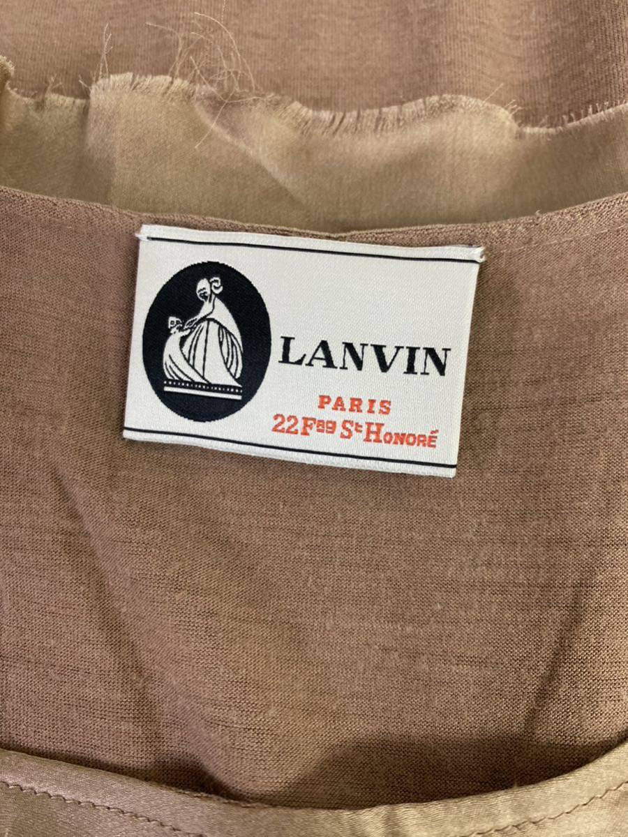 美品　LANVIN ランバン　フリルデザイン　レディース　ワンピース　ドレス　XS_画像4