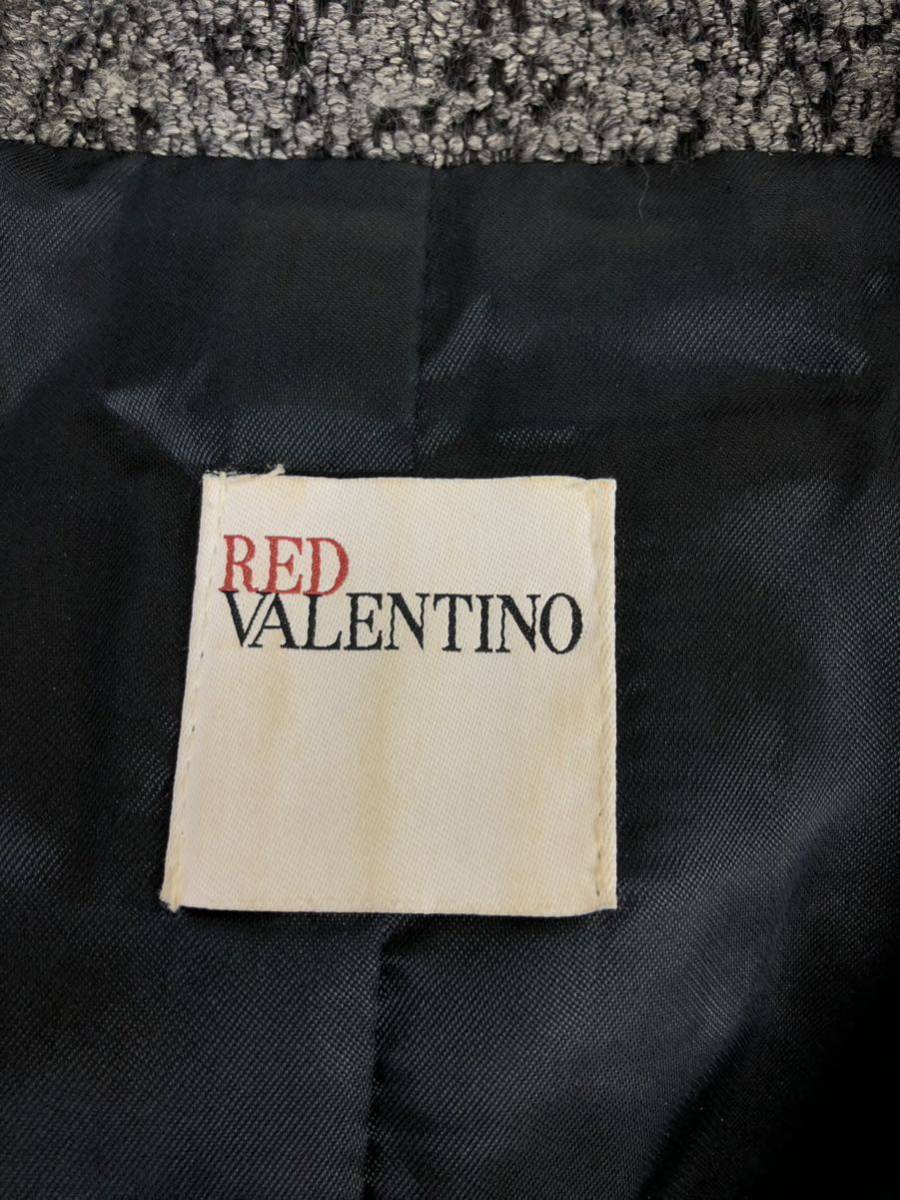RED VALENTINO ヴァレンティノ　レディース　グレー　ワンピース　ジャケット　セットアップ　アンサンブル　42表記_画像7