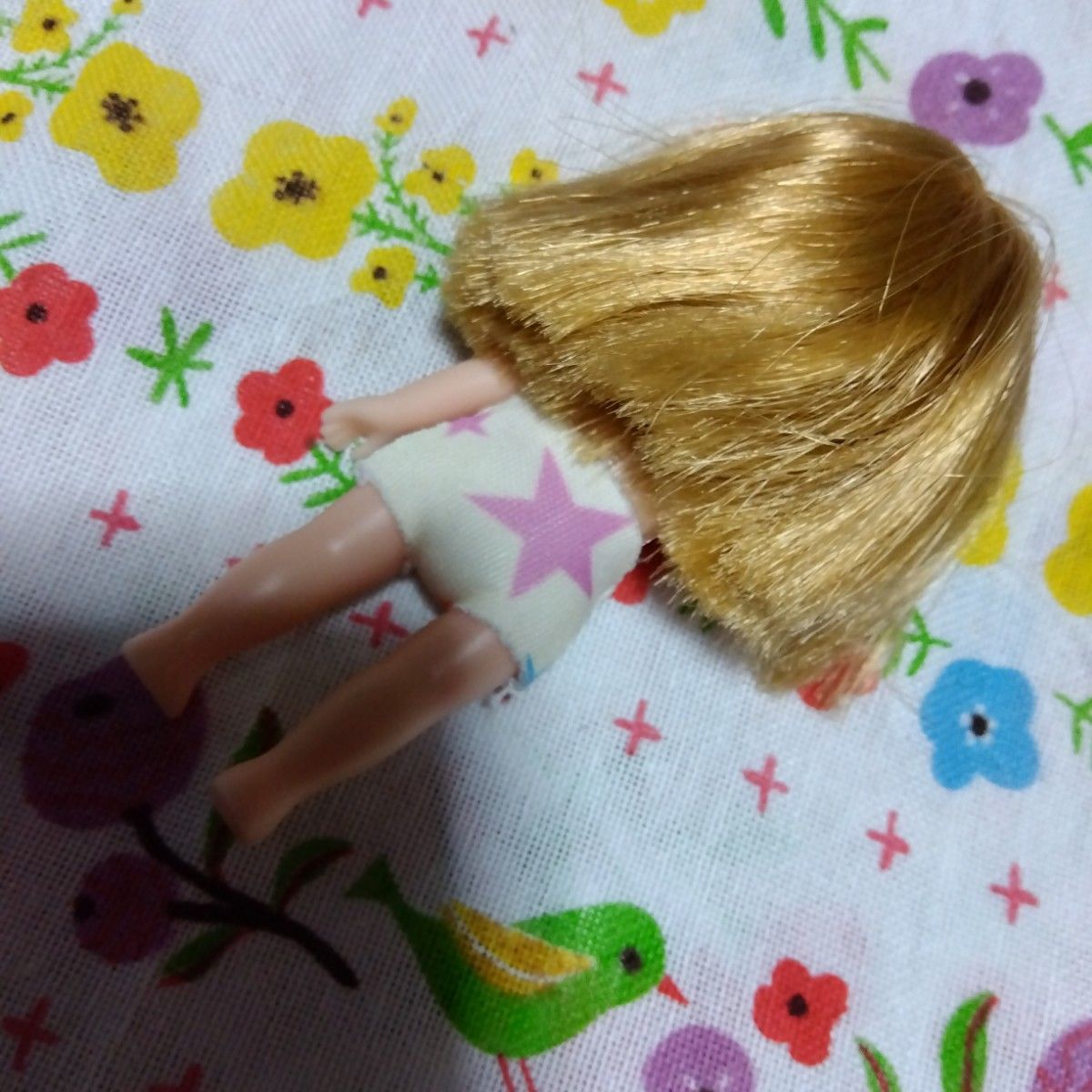 ハンドメイド　ミキちゃんマキちゃん　パンツ　6枚セット 星柄　スタープリント　人形　下着