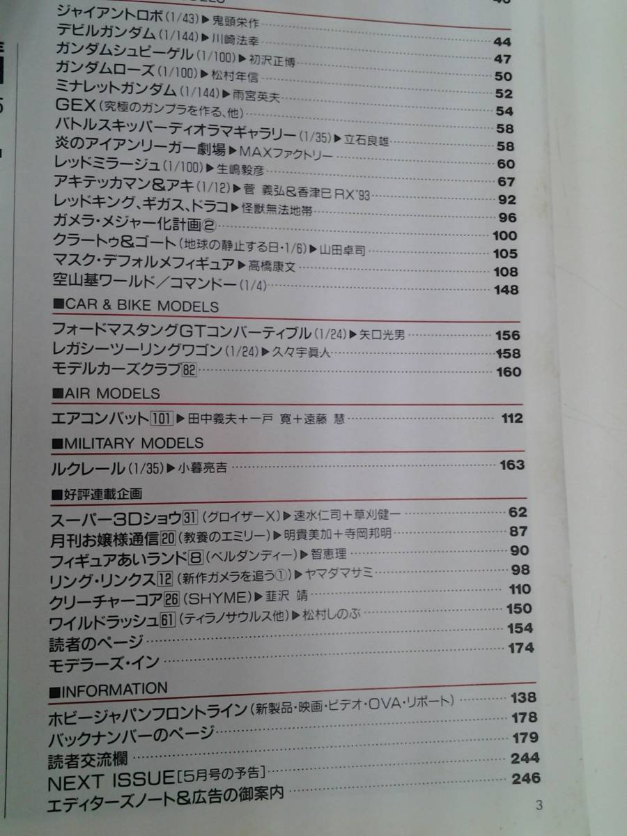 月刊ホビージャパン　1995　4月　宇宙戦艦ヤマト　YAMATO HOBBY JAPAN　No.310