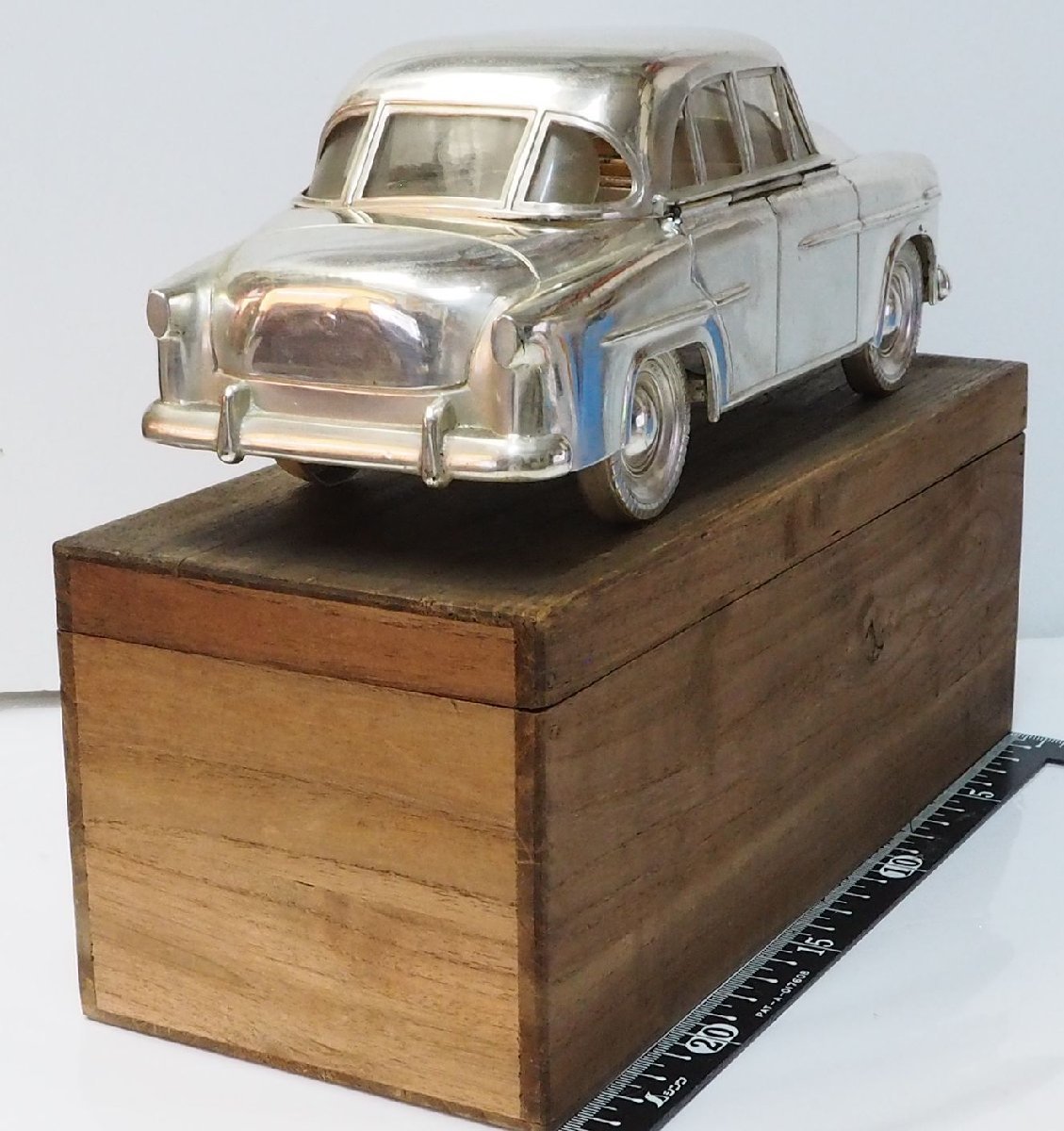  dealer [ Toyopet super TOYOPET SUPER] miniature automobile cigarette case made of metal cigar case ashtray #TOYOTA Toyota [ tree box attaching ]0747