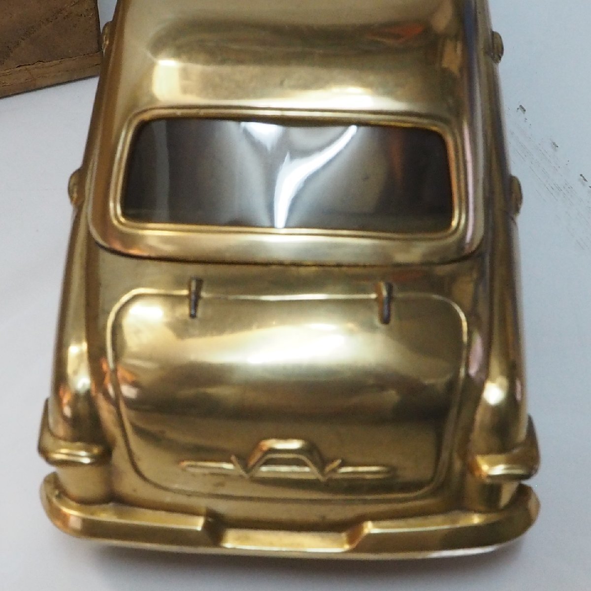  дилер [ первое поколение Toyopet Corona TOYOPET CORONA] миниатюра автомобиль сигарета кейс металлический сигара кейс пепельница TOYOTA Toyota [ дерево с ящиком ]0748