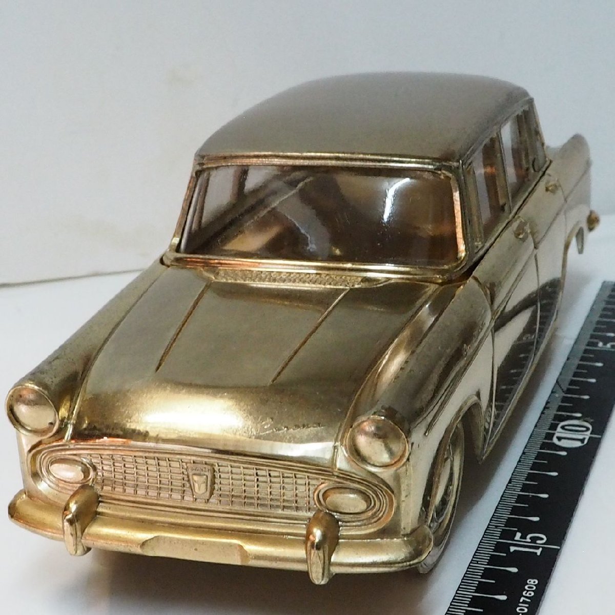 ディーラー【2代目トヨペット コロナ 1500 デラックス TOYOPET CORONA DELUXE 】シガレットケース金属製シガーケース置物【箱無】0761
